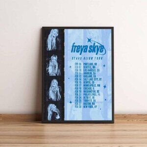 Freya Skye 2026 Stars Align Tour Poster – Concert Wall Art